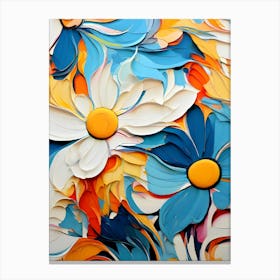 Abstract Flower Painting 29 Canvas Print