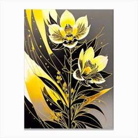 Yellow Orchids 4 Canvas Print