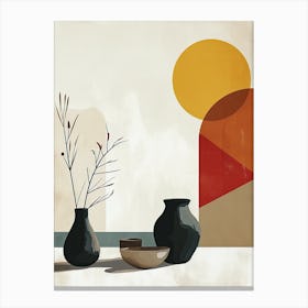 Echoes of Silence, Minimalism Canvas Print