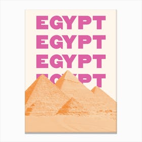 Egypt Pyramids Canvas Print