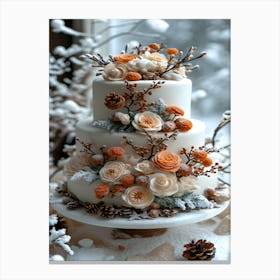 Winter Cake Canvas Print