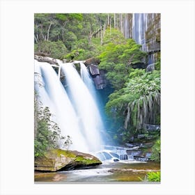 Garrawilla National Park Waterfall, Australia Majestic, Beautiful & Classic (2) Canvas Print