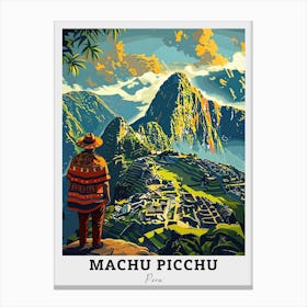 Machu Picchu Travel Canvas Print