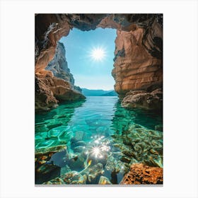 Cave In The Rock 43 Canvas Print