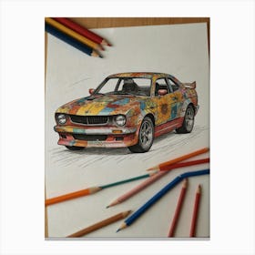 Ford Capri Canvas Print