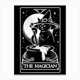 The Magician - Cute Witch Cat Gift Canvas Print