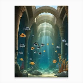 Beauty of underwater world 13 Canvas Print