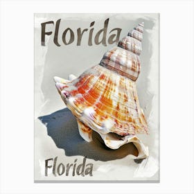 Florida Shell Canvas Print