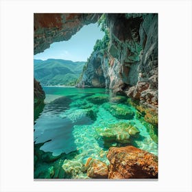 Cave In Croatia 6 Canvas Print