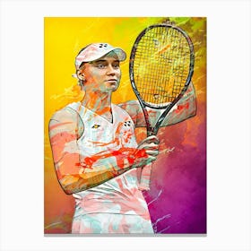 Elena Rybakina 1 Canvas Print