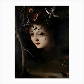 'The Girl In The Woods' Canvas Print