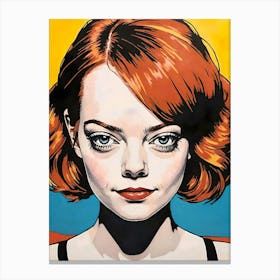 Emma Stone Canvas Print