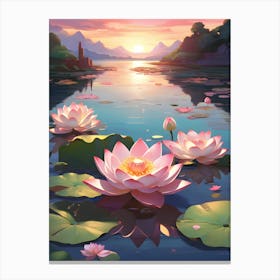 Lotus Flower 2 Canvas Print