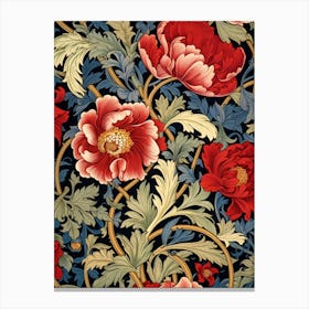 Wallpaper Floral Pattern 25 Canvas Print