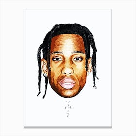 Travis Scott 41 Canvas Print