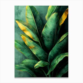 Banana Leaf Painting 1 Stampe su tela