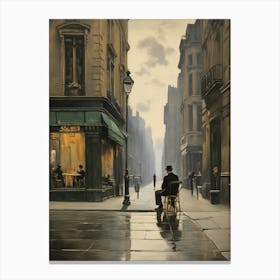 Paris Street Scene 1 Canvas Print