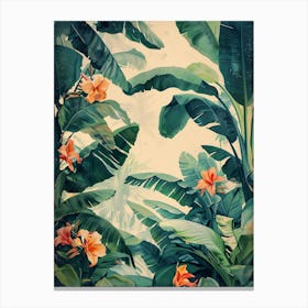 Tropical Garden Canvas Print