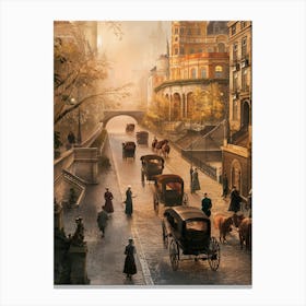 1900s cityview Canvas Print