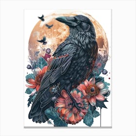 Raven 3 Canvas Print