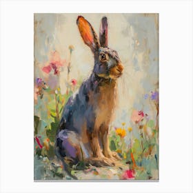 Rex Rabbit Painting 1 Canvas Print