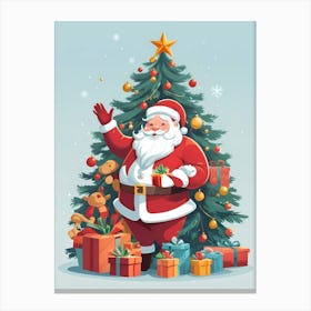 Christmas Santa Canvas Print