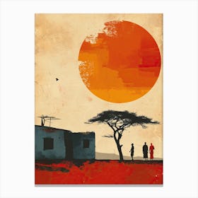 Earthly Elegance; Sahara Serenade, Africa Canvas Print