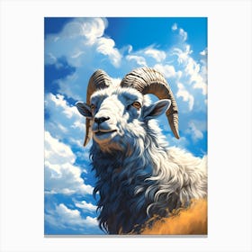 Ram In The Sky Canvas Print