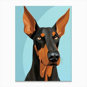 Doberman Pinscher Canvas Print