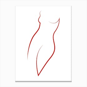 Ardor Nv11 Abstract Nude Canvas Print