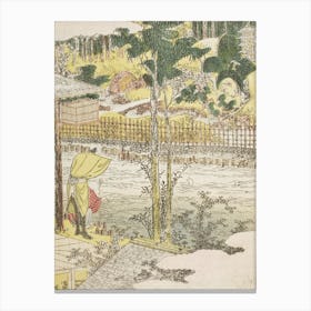 Ōji Ebiya, Katsushika Hokusai Canvas Print