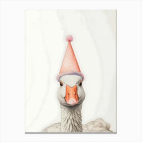 Birthday Geese Canvas Print