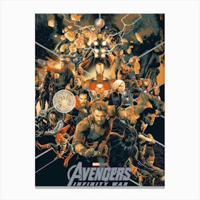 Avengers Infinity War Film Movie 1 Canvas Print