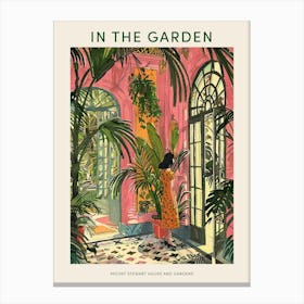 In The Garden Poster Mount Stewart House And Gardens United Kingdom 2 Canvas Print