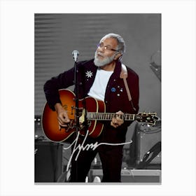 Cat Stevens Performs On Stage During Music For The Marsden 2020 Canvas Print