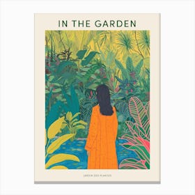 In The Garden Poster Jardin Des Plantes France 1 Canvas Print