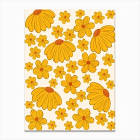 Yellow Flowers Canvas Print