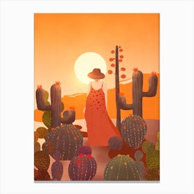 Beauty In The Desert Canvas Print