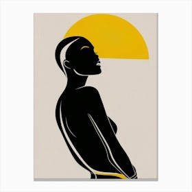 Woman In The Sun Canvas Print