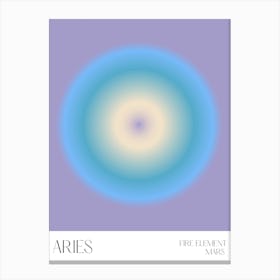 Aries Aura Canvas Print