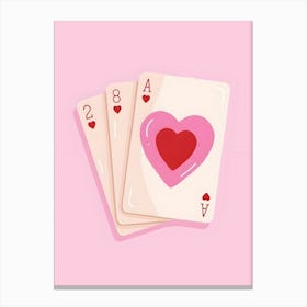 Valentine'S Day Cards Canvas Print