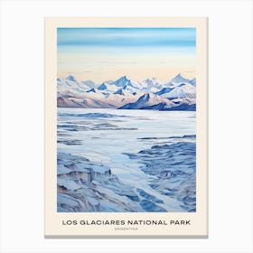 Los Glaciares National Park Argentina 2 Poster Canvas Print