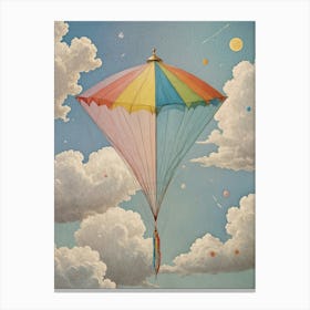 Rainbow Kite Canvas Print