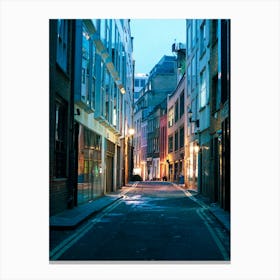 Soho London Urban Street Canvas Print