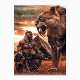 viking Canvas Print