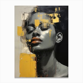 'Black Woman' Canvas Print