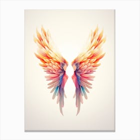 Wings Digital Minimalist4 Canvas Print