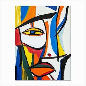 Abstract Face 2 Canvas Print