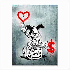 Fy Bad Bunny Canvas Print