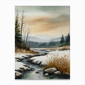 Snowy River 1 Canvas Print